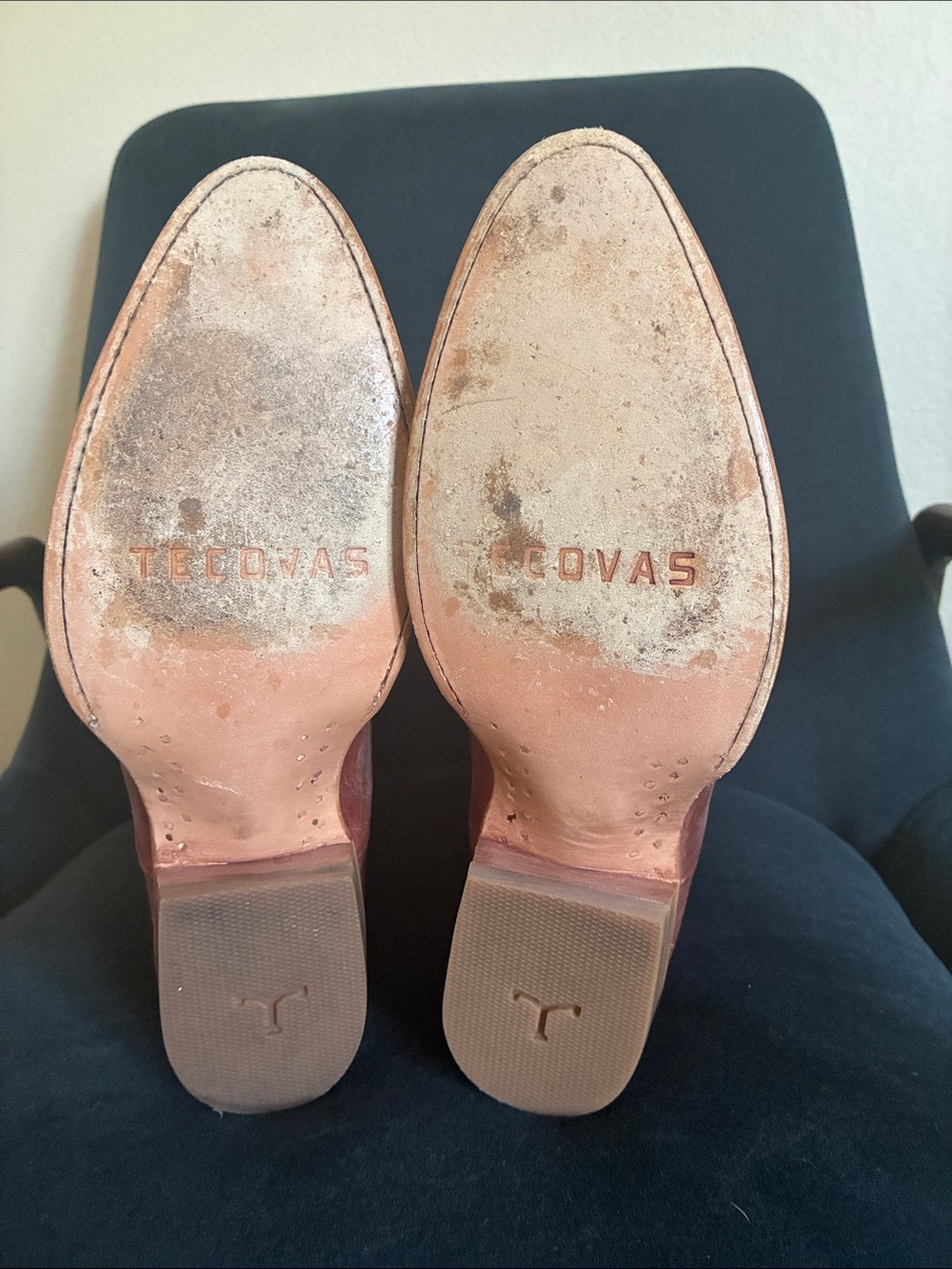 Tecovas “The Jamie” Western Cowgirl Boots -Pink Frost- worn 3 times - Picture 7 of 11